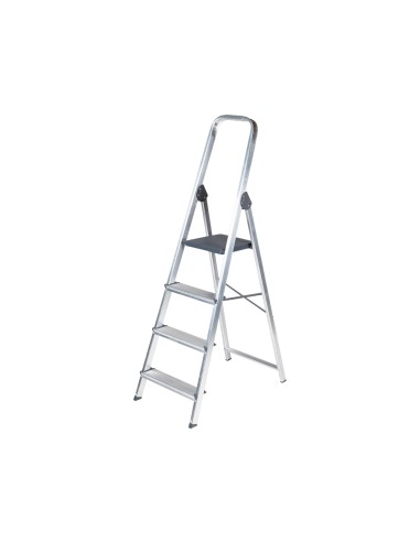 Escalera q connect de aluminio 4 peldanos 860x462x1470 mm peso maximo 150 kg en 131