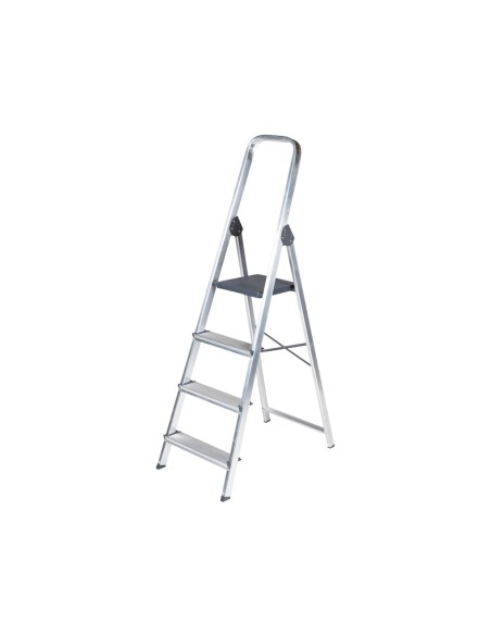 Escalera q connect de aluminio 4 peldanos 860x462x1470 mm peso maximo 150 kg en 131