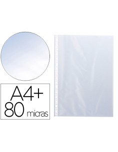 Funda multitaladro q connect folio 80 mc cristal bolsa de 10 unidades