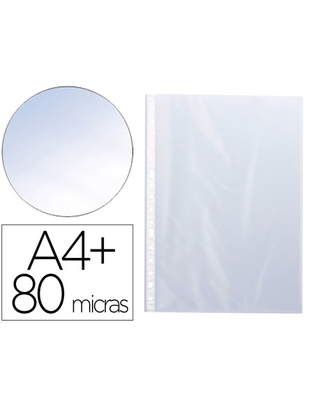 Funda multitaladro q connect folio 80 mc cristal bolsa de 10 unidades