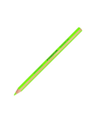 Lapices fluorescente staedtler triangular top star verde caja de 12 unidades