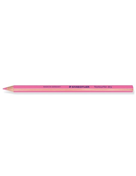 Lapices fluorescente staedtler triangular top star rosa caja de 12 unidades
