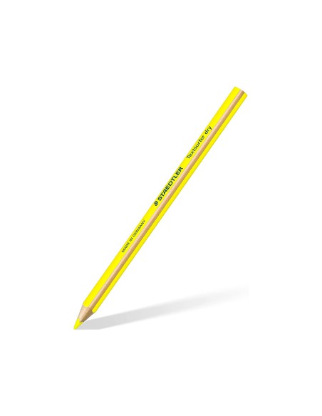 Lapices fluorescente staedtler triangular top star amarillo caja de 12 unidades