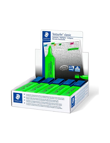 Rotulador staedtler textsurfer classic 364 fluorescente verde