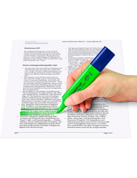 Rotulador staedtler textsurfer classic 364 fluorescente verde