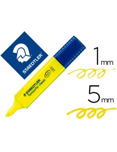 Rotulador staedtler textsurfer classic 364 fluorescente amarillo