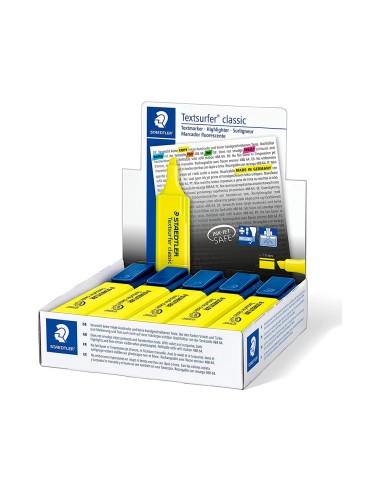Rotulador staedtler textsurfer classic 364 fluorescente amarillo