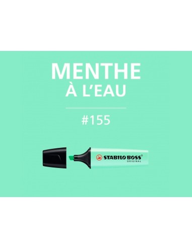 Rotulador stabilo boss pastel fluorescente 70 pizca de menta