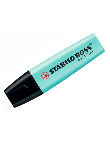 Rotulador stabilo boss pastel fluorescente 70 toque de turquesa