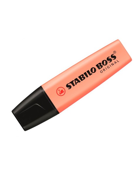 Rotulador stabilo boss pastel fluorescente 70 melocoton sedoso