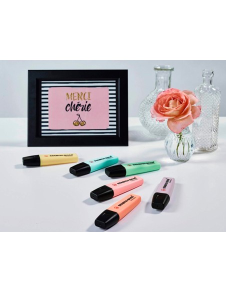 Rotulador stabilo boss pastel fluorescente 70 melocoton sedoso