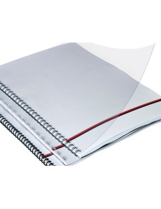 Tapa encuadernacion liderpapel polipropileno a4 05mm incolor translucidas paquete de 100 unidades