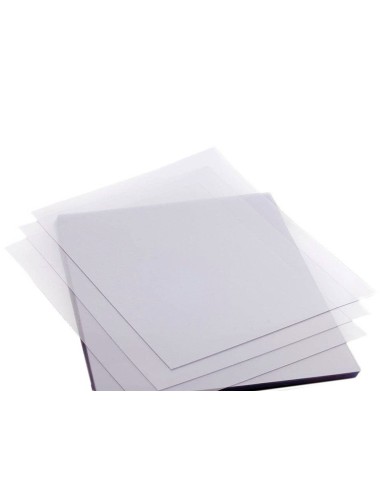 Tapa encuadernacion liderpapel polipropileno a4 08mm transparente paquete de 50 unidades