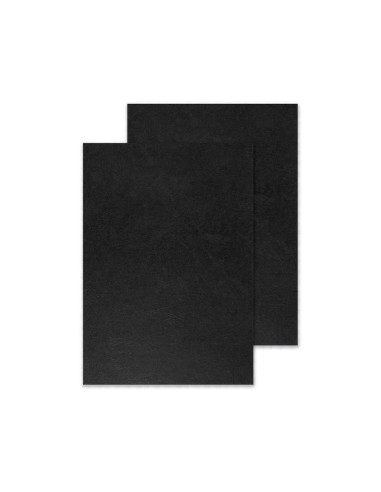 Tapa de encuadernacion q connect pvc din a3 opaca negra 200 mc caja de 100 unidades