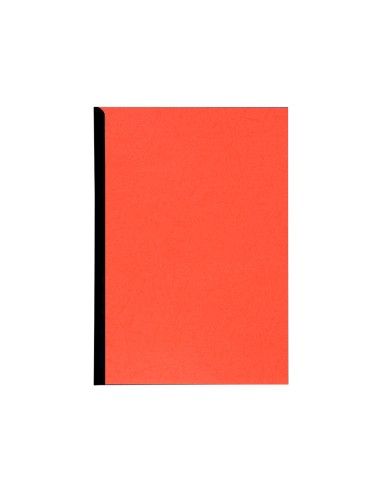 Tapa de encuadernacion q connect carton din a4 rojo simil piel 250 gr caja de 100 unidades