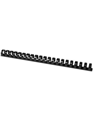 Canutillo q connect redondo 22 mm plastico negro capacidad 200 hojas caja de 50 unidades