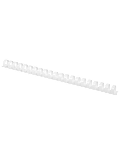 Canutillo q connect redondo 18 mm plastico blanco capacidad 160 hojas caja de 50 unidades