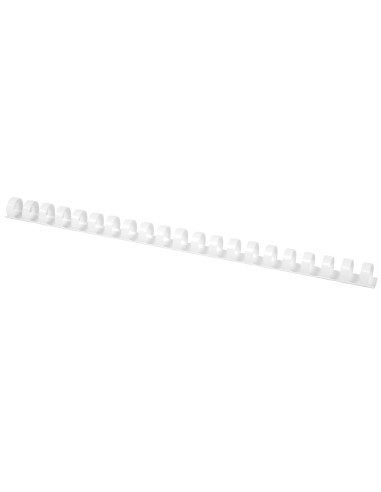 Canutillo q connect redondo 16 mm plastico blanco capacidad 145 hojas caja de 50 unidades