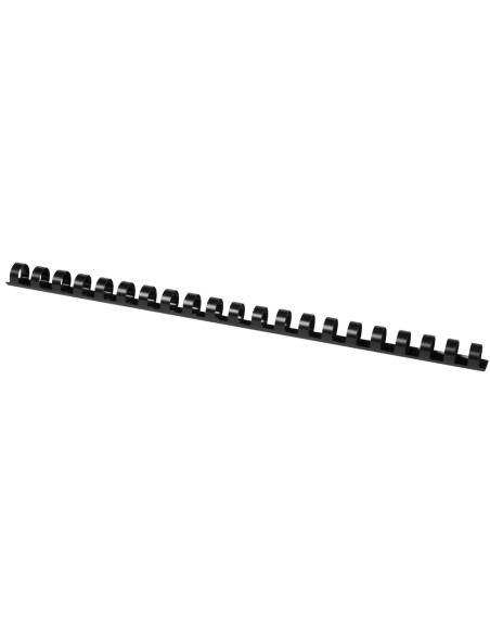 Canutillo q connect redondo 14 mm plastico negro capacidad 130 hojas caja de 100 unidades
