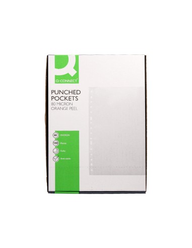 Funda multitaladro q connect folio 80 mc piel de naranja caja de 100 unidades