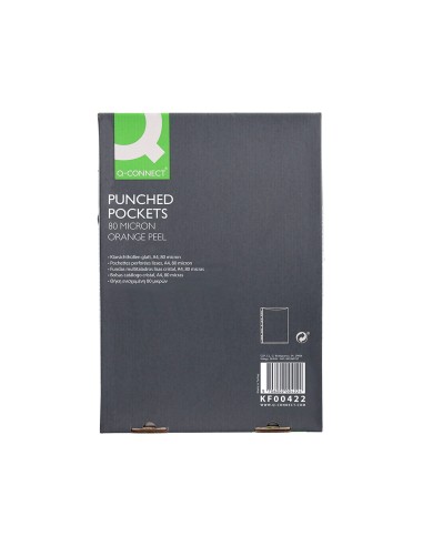 Funda multitaladro q connect folio 80 mc cristal caja de 100 unidades