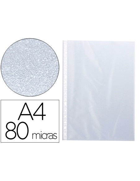 Funda multitaladro q connect din a4 80 mc piel de naranja caja de 100 unidades