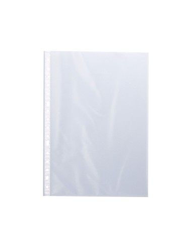 Funda multitaladro q connect din a4 50 mc cristal bolsa de 100 unidades