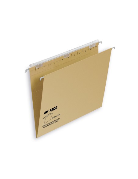 Carpeta colgante fade tiki folio visor superior 290 mm efecto lupa kraft eco 230 g m lomo v