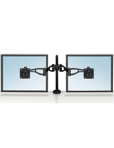 Brazo para monitor plano doble fellowes professional normativa vesa flexible para pantallas hasta 10 kg