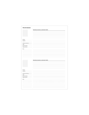 Cuaderno triplex additio plan de curso evaluacion agenda plan semanal y tutorias fundas transparentes 225x31cm