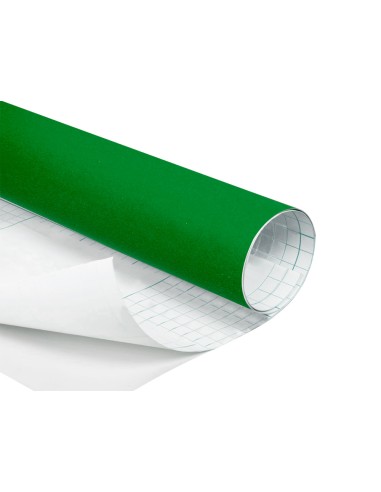 Rollo adhesivo liderpapel unicolor verde brillo rollo de 045 x 20 mt