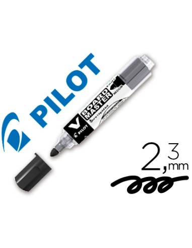 Rotulador pilot v board master para pizarra blanca negro tinta liquida trazo 23mm