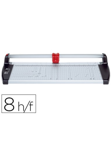Cizalla mr metalica de rodillo de 46 cm con base de aluminio