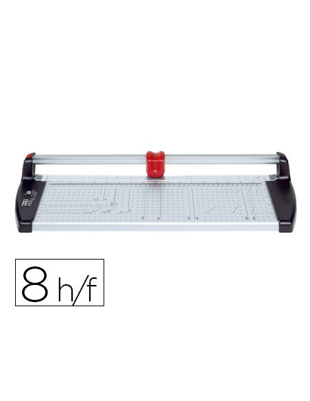 Cizalla mr metalica de rodillo de 46 cm con base de aluminio
