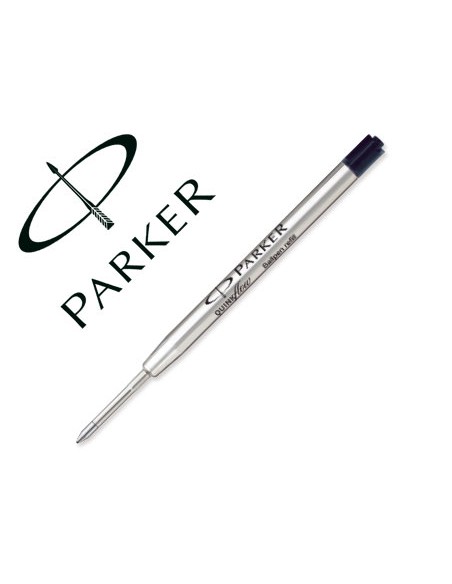 Recambio boligrafo parker negro fino