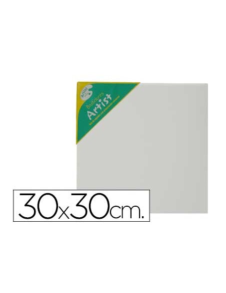 Bastidor artist lienzo grapado trasero algodon 100 30x30 cm