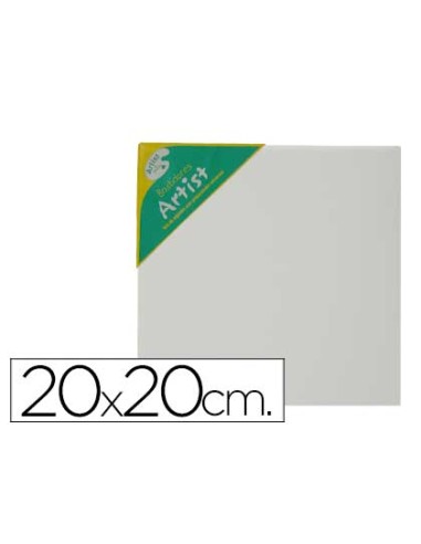Bastidor artist lienzo grapado trasero algodon 100 20x20 cm