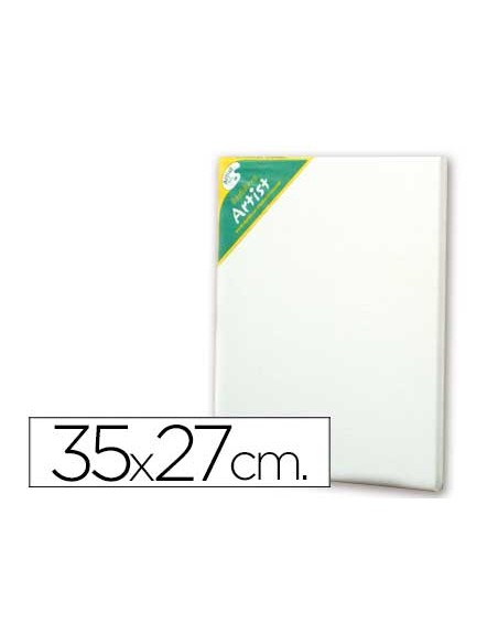 Bastidor artist 5f lienzo grapado trasero algodon 100 35x27 cm