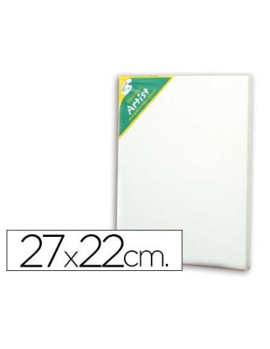 Bastidor artist 3f lienzo grapado trasero algodon 100 27x22 cm