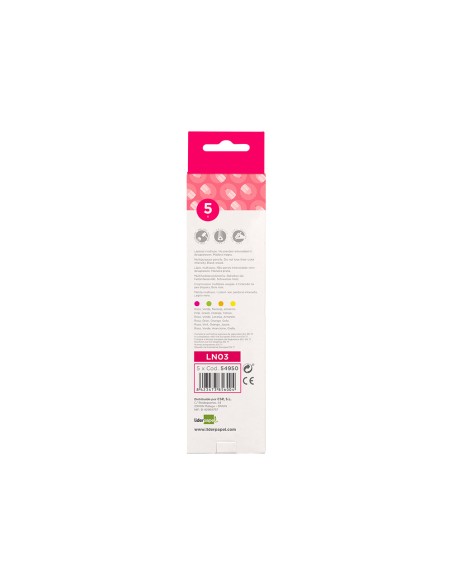 Lapices fluorescente liderpapel jumbo neon rosa