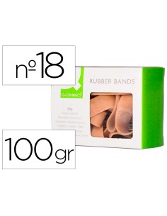 Bandas elasticas q connect 100 gr 180 x 16 mm numero 18