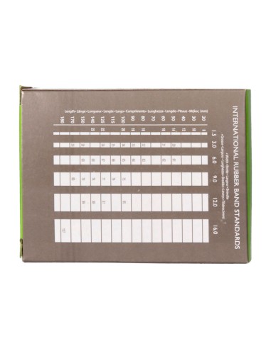 Bandas elasticas q connect 100 gr 100x9 mm numero 10