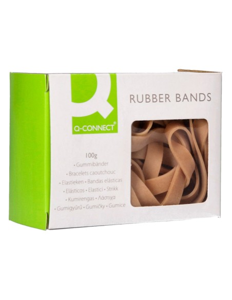 Bandas elasticas q connect 100 gr 100x9 mm numero 10