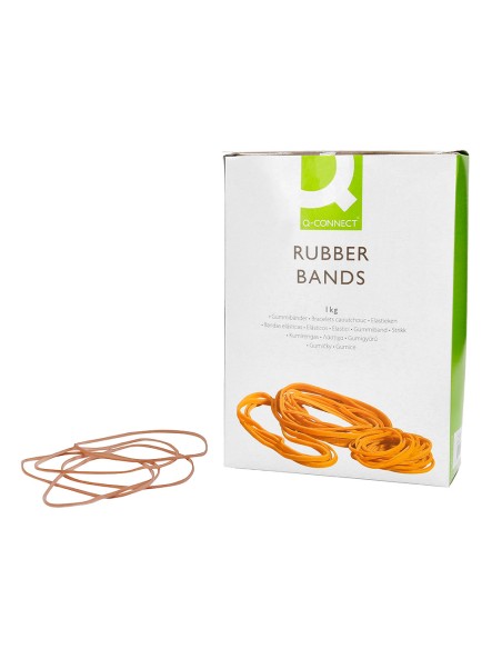Gomillas elasticas q connect 1000 gr numero 10 100 x 2 mm