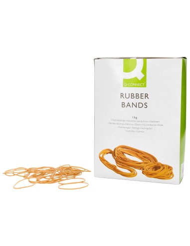 Gomillas elasticas q connect 1000 gr numero 8 80 x 2 mm