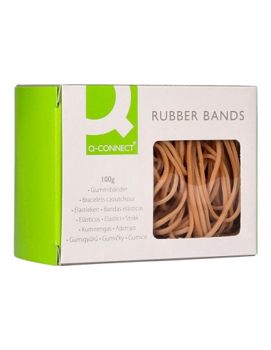 Gomillas elasticas q connect 100 gr numero 20 200 x 2 mm