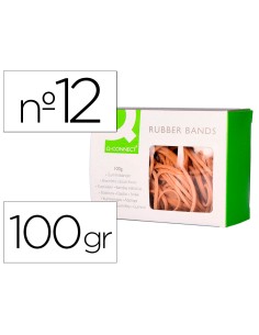 Gomillas elasticas q connect 100 gr numero 12 120 x 2 mm
