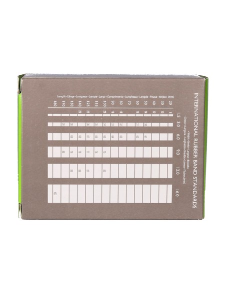 Gomillas elasticas q connect 100 gr numero 12 120 x 2 mm