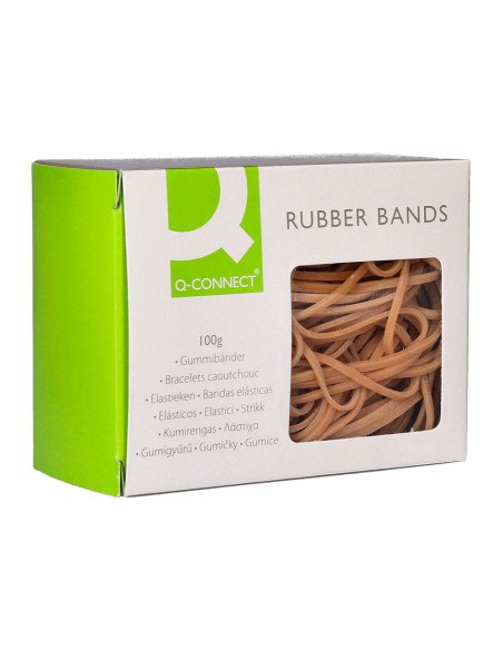 Gomillas elasticas q connect 100 gr numero 12 120 x 2 mm