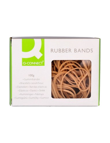 Gomillas elasticas q connect 100 gr numero 6 60 x 2 mm